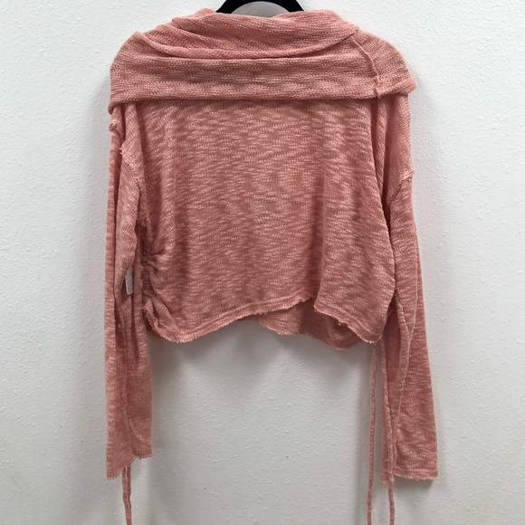 NWT Free People Beach rose cowl neck sweater MED - Picture 2 of 6